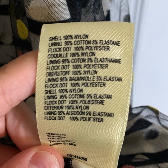 Maeve Anthropologie Contrast Dotted Blouse - Picture 4 of 5